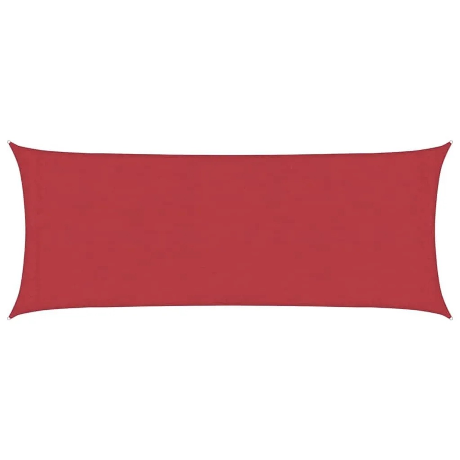 vidaXL Sonnensegel 160 g/m² Rot 2x5 m HDPE 311616