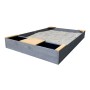 Axi Sandkasten Kelly grau-braun mit Becken, Bank und Sand. Ideal zum Spielen im Garten.