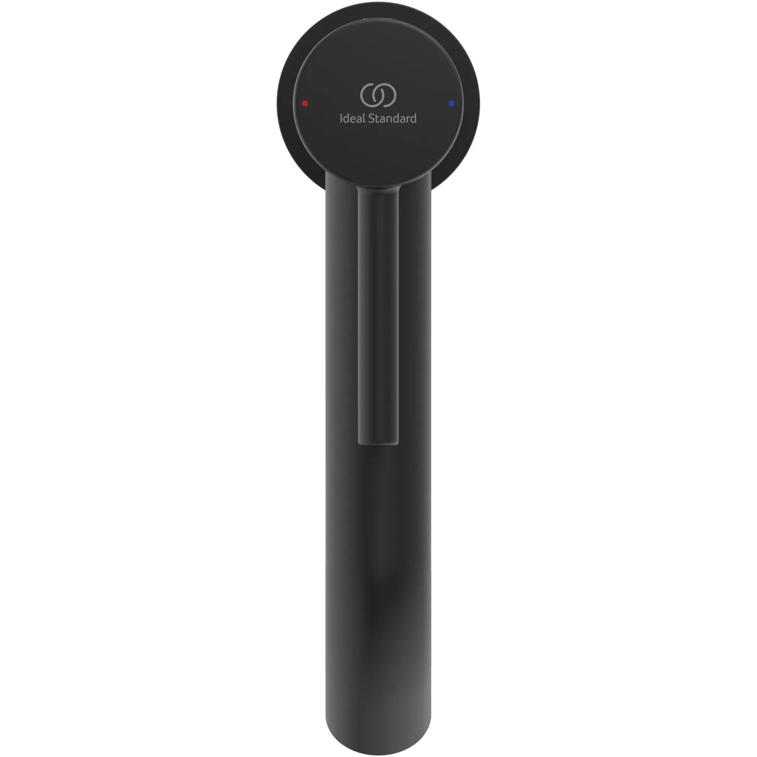 Ideal Standard Ceraline Waschtischarmatur in Schwarz mit Push-Open Ventil.
