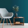 Uni Petrol Vliestapete von Erismann, Guido Maria Kretschmer Fashion for Walls Kollektion.