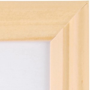 Detailansicht: 2er-Set Holzbilderrahmen Ahorn, gerillt, 13x18 cm.