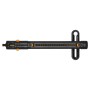 Fiskars Oszillierender Regner X-Series S-L, schwarz-orange, für gleichmäßige Bewässerung.
