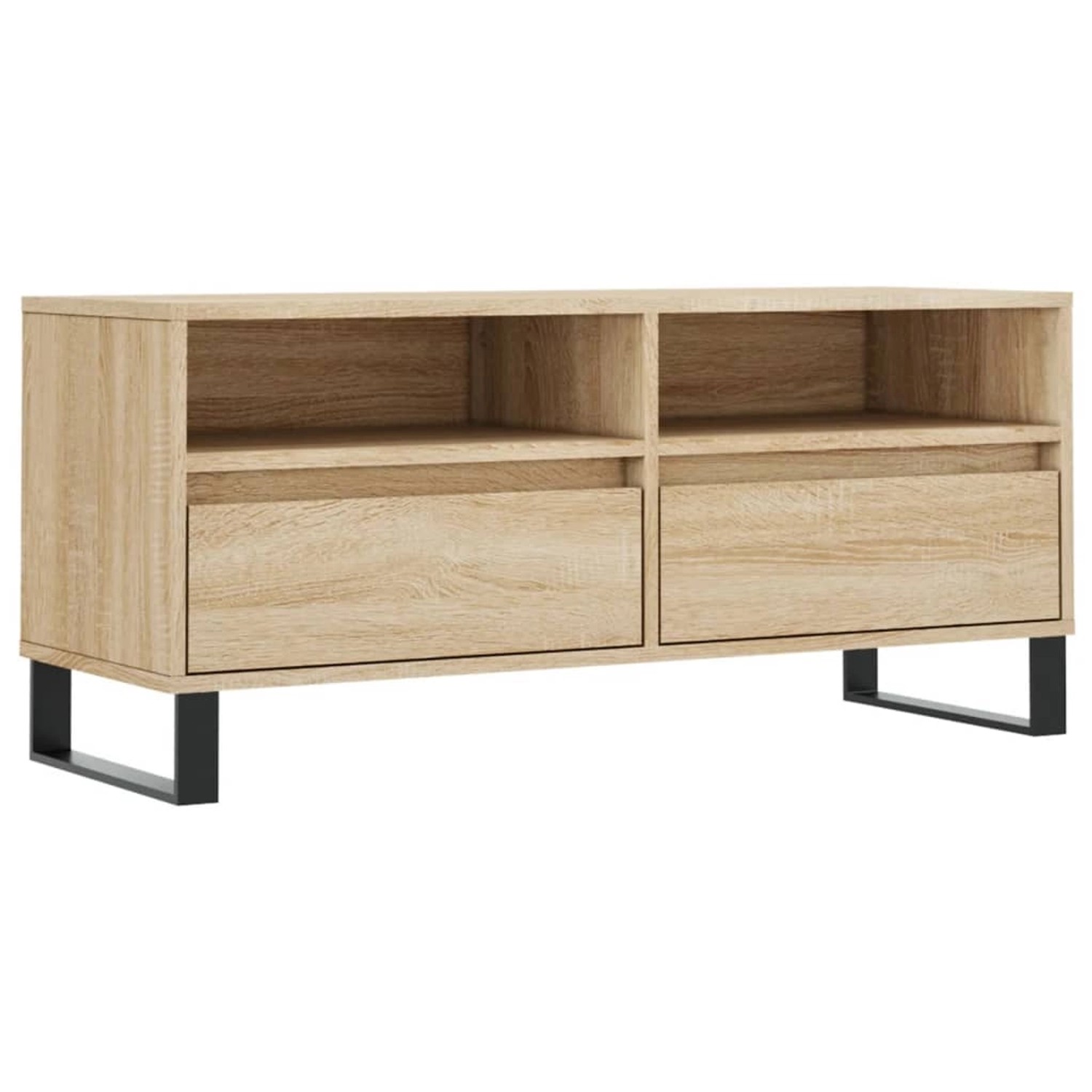vidaXL TV-Schrank Sonoma-Eiche 100x34,5x44,5 cm Holzwerkstoff 831247 günstig online kaufen