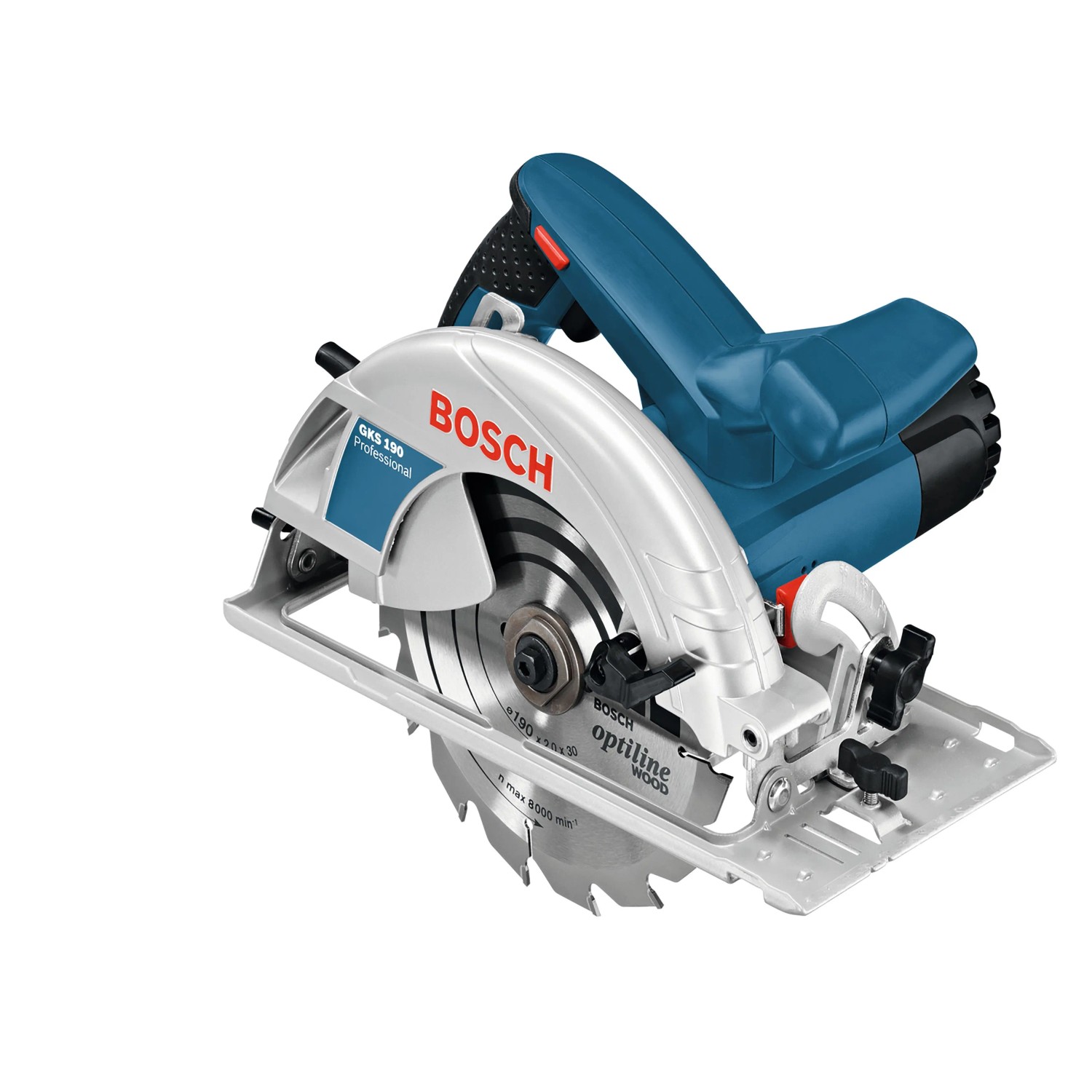Bosch Professional Handkreissäge GKS 190 1.400 W inkl. Kreissägeblatt Ø 190 mm