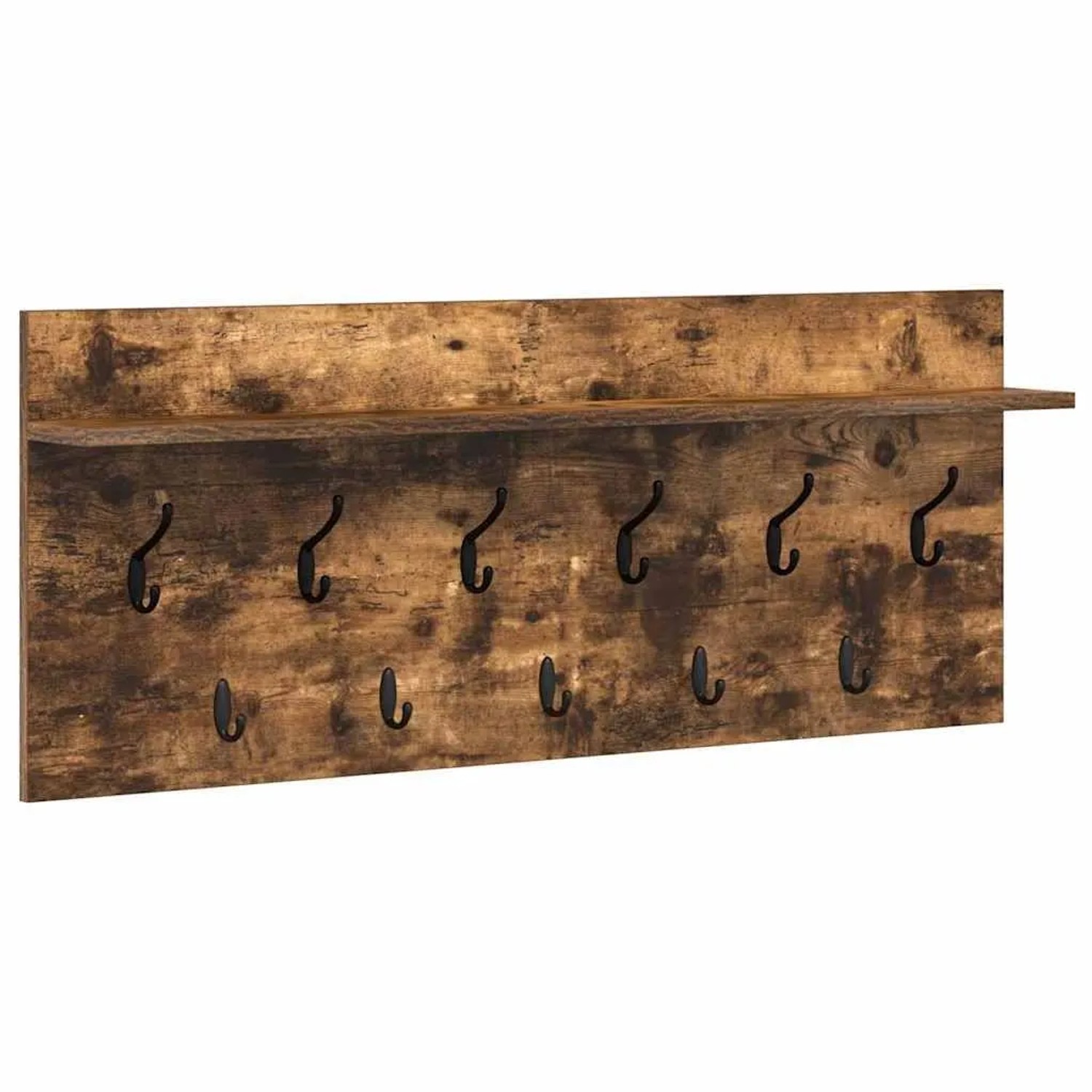 vidaXL Wandmontierter nachttisch Geräucherte Eiche 100 x 40 x 12 cm 874447