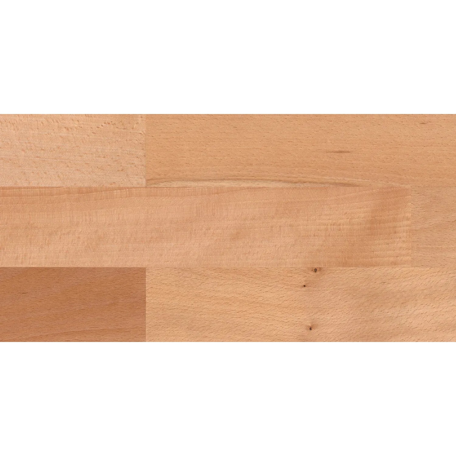Living by Haro Parkett Buche, versiegelt, Schiffsbodenoptik. Holzstruktur und warme Farbe.