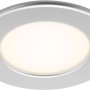Brilo LED-Einbauleuchte Thin, 1er-Set, chrom-matt, für Bad geeignet.