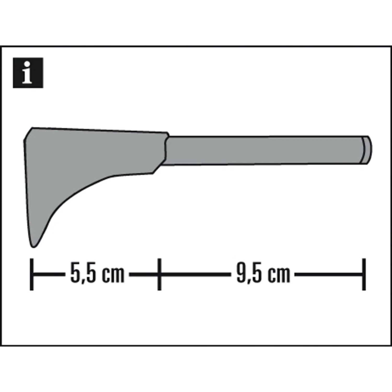 Gardinia Universal Träger Chicago, Edelstahl-Optik, 15 cm, zur Befestigung von Gardinenstangen.