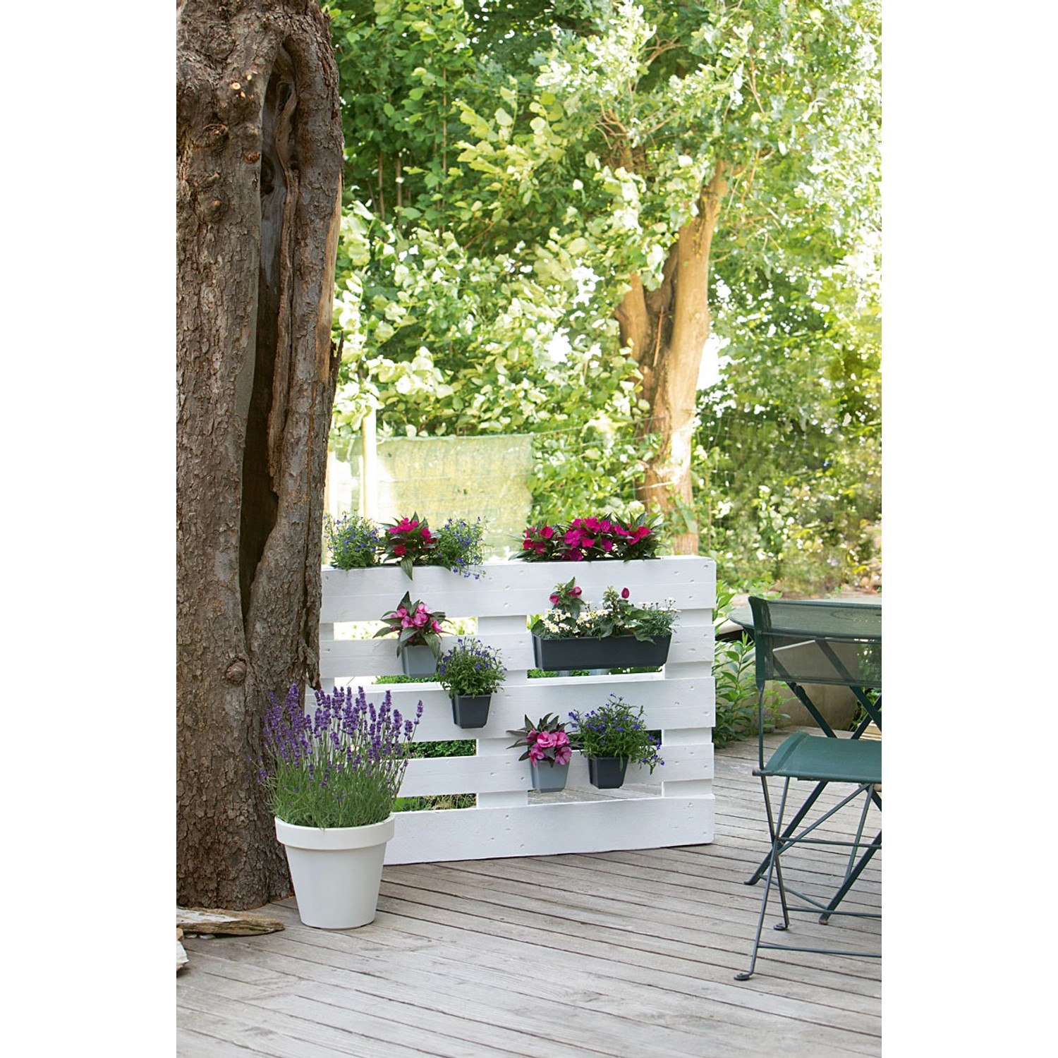 Geli Pflanzgefäß für Europaletten Easy 37 cm x 13,5 cm x 10 cm