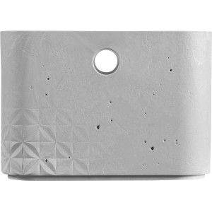 Curver Beton Box S, 4L, hellgrau. Aufbewahrungsbox mit Deckel und Griffloch.
