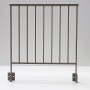 Dieda Geländer-Set Linus in Taupe, Aluminium, mit senkrechten Stäben.