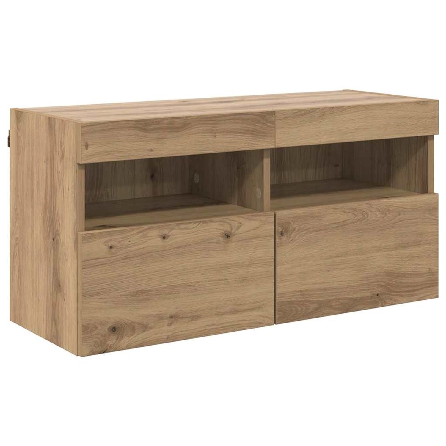 vidaXL TV-Wandregal Artisan-Eiche 80 x 30 x 40 cm Holzwerkstoff 882979 günstig online kaufen
