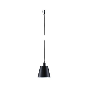 Paulmann Plug & Shine Kofia Pendelleuchte, anthrazit, 2W, warmweißes Licht für Außenbereiche.