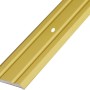 Goldfarbenes Arcansas Übergangsprofil aus Aluminium, 2 mm x 38 mm x 900 mm.