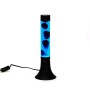 EASYLIGHT Lavalampe in Dunkelblau/Hellblau, 37,5 cm hoch, Design-Tischlampe.