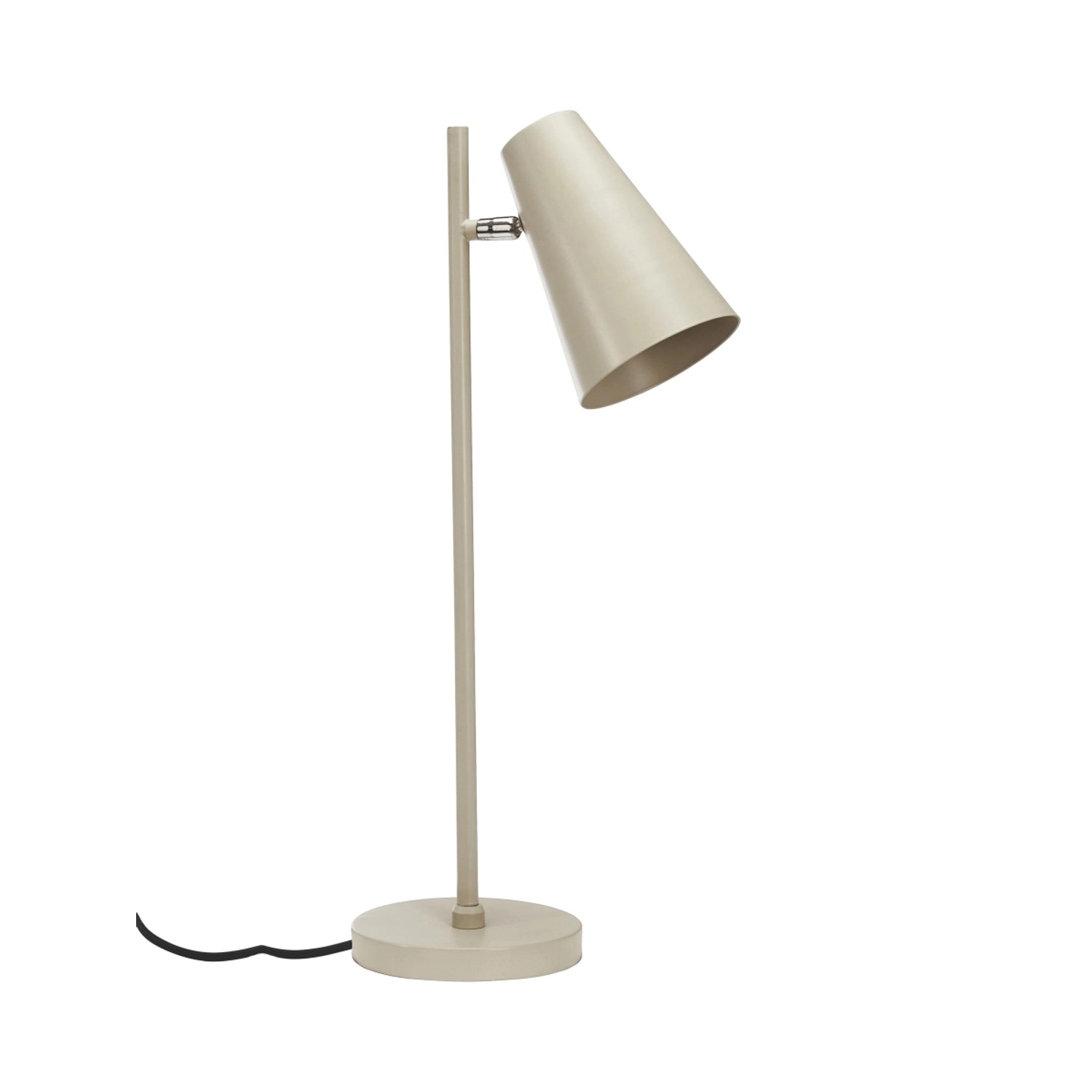 PR Home Cornet Tischlampe Beige 1 Arm E27 64cm mit Schalter am Lampenkopf günstig online kaufen