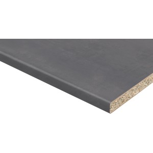 Kaindl Fensterbank Oxid, 20 cm breit, max. 4,1 m lang, ohne Abkantung.