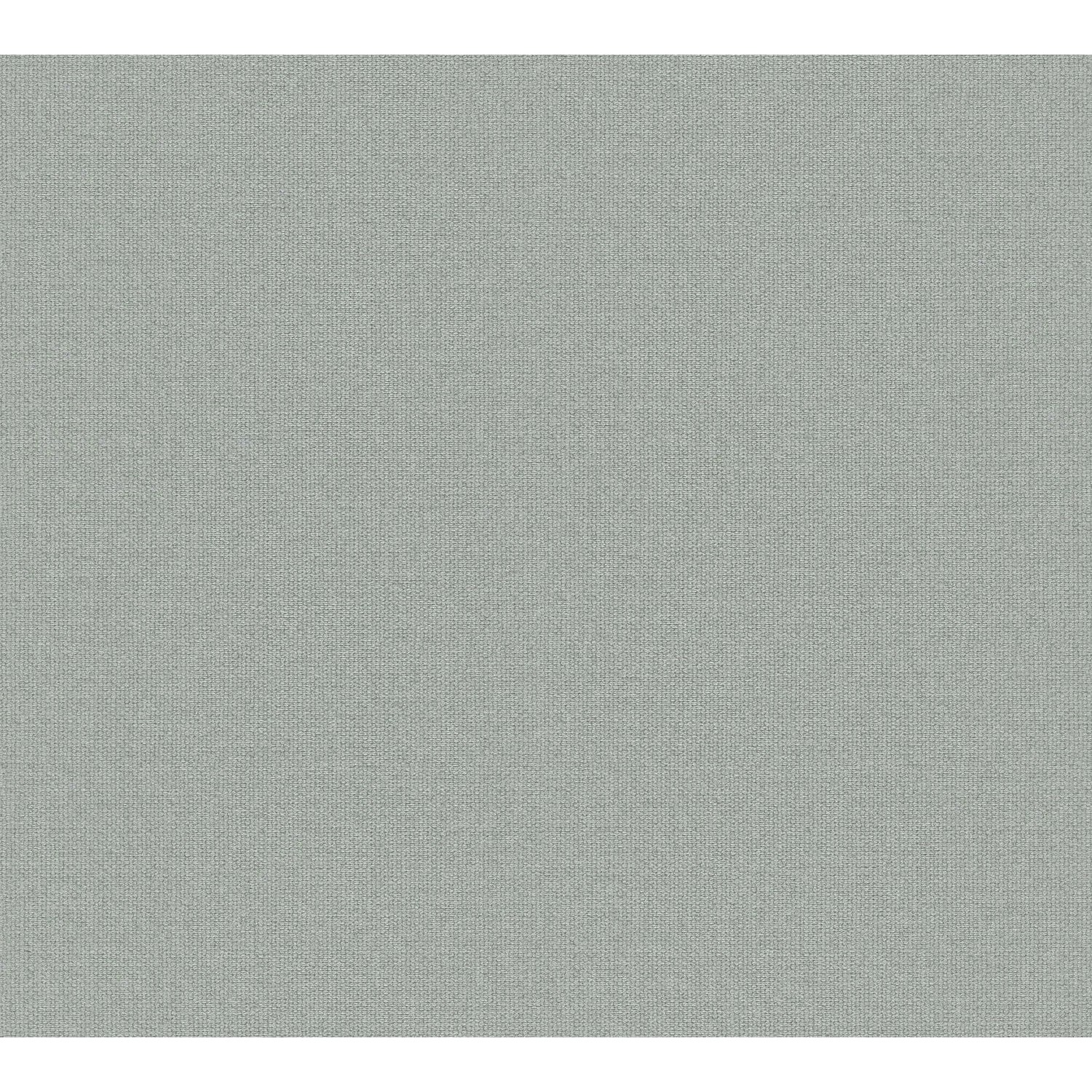 PROFHOME 387446-GU Uni Tapete Textiloptik Matt Grün Grau 0,53 m x 10,05 m 5 günstig online kaufen