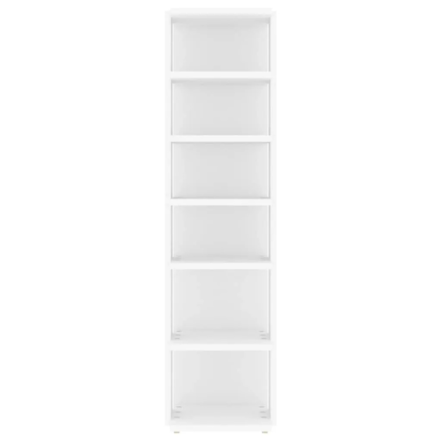 vidaXL Schuhschränke 2 Stk Weiß 27,5x27x102 cm Holzwerkstoff 808486_5