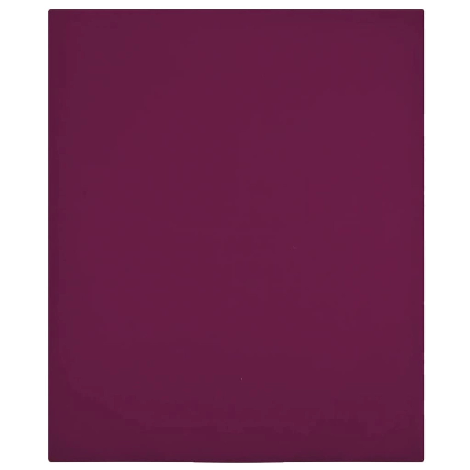 vidaXL Spannbettlaken 2 Stk Jersey Bordeauxrot 100x200 cm Baumwolle 136253