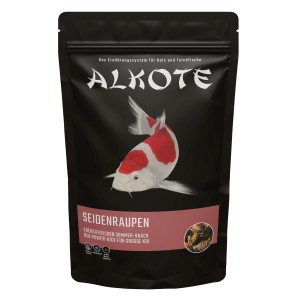 Alkote Fischfutter Seidenraupen, 300g Packung für Kois.