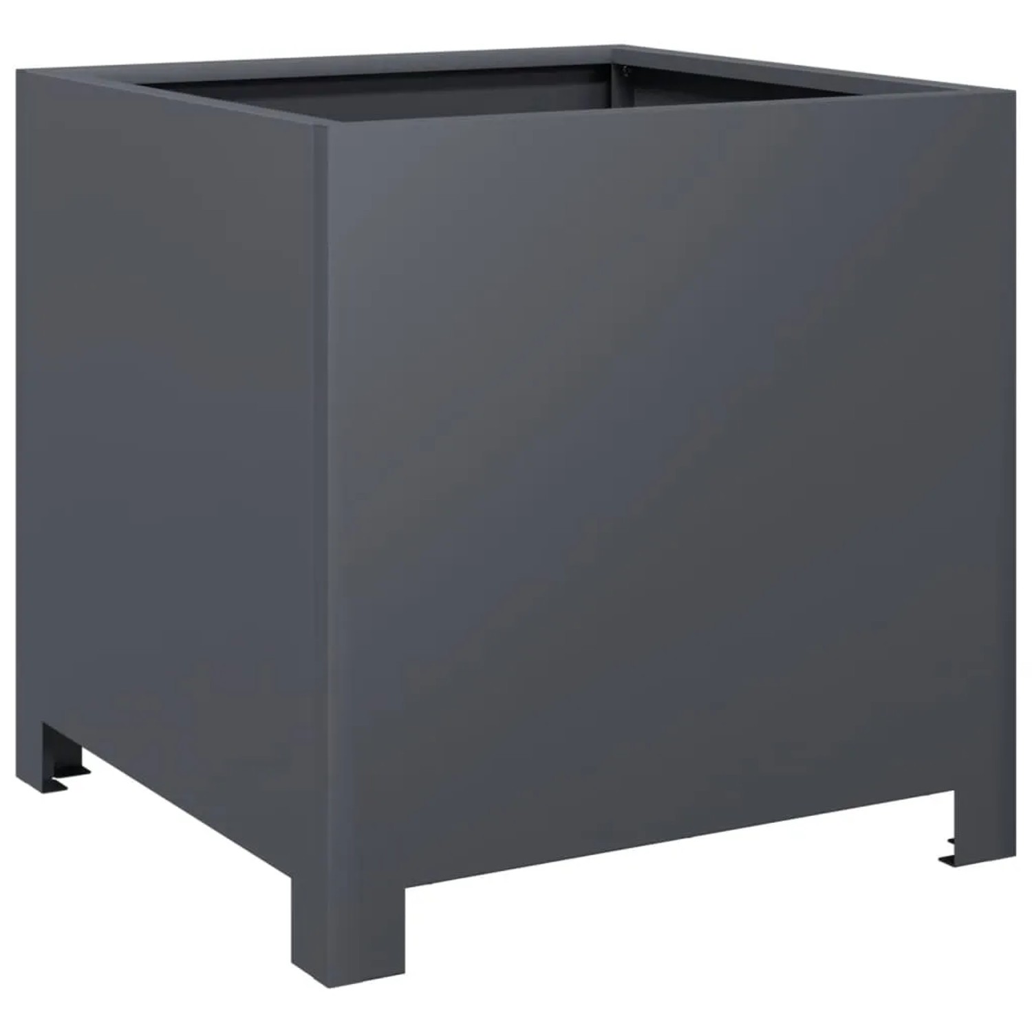vidaXL Pflanzkübel Anthrazit 40x40x40 Stahl 851203_6