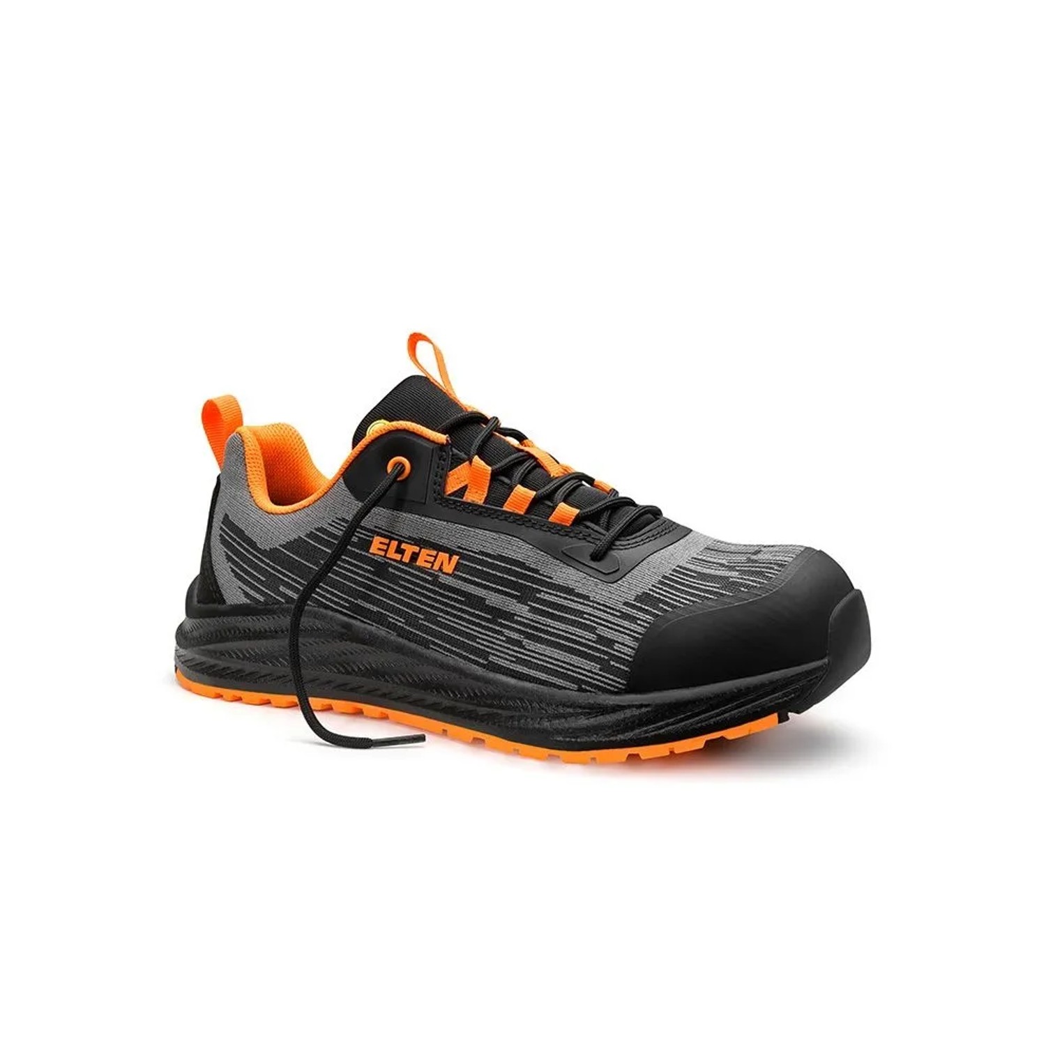ELTEN Sicherheitshalbschuh HANKO XXNF BLACK ORANGE Low ESD S1PS Größe 47