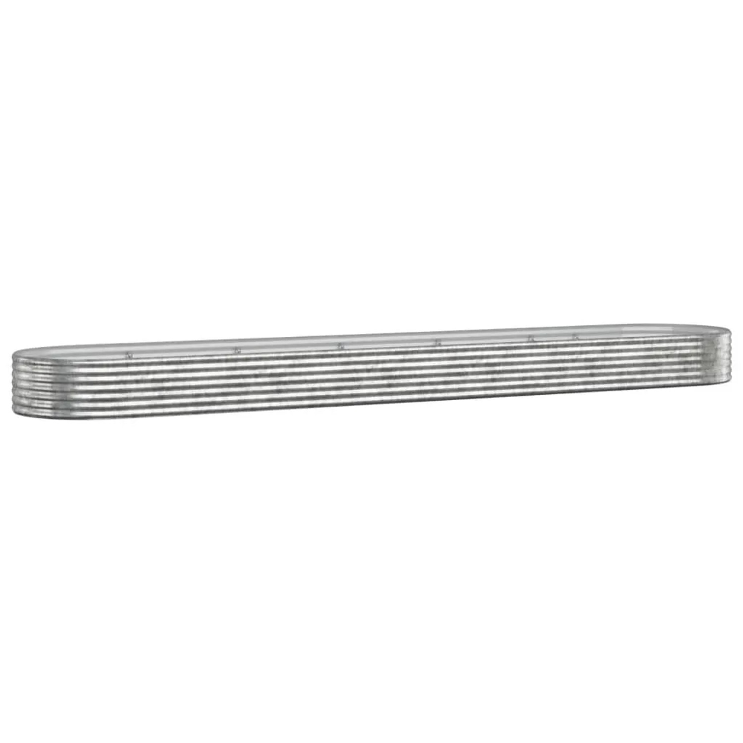 Furnicato Hochbeet Verzinkter Stahl 507x100x36 Cm Silbern