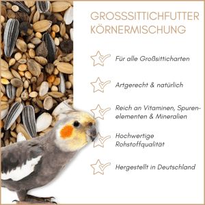Supravit Großsittichfutter Körnerfutter für Großsittiche