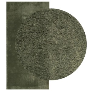 Weicher, waschbarer vidaXL Teppich Huarte in Wald-Optik, 100x200 cm.