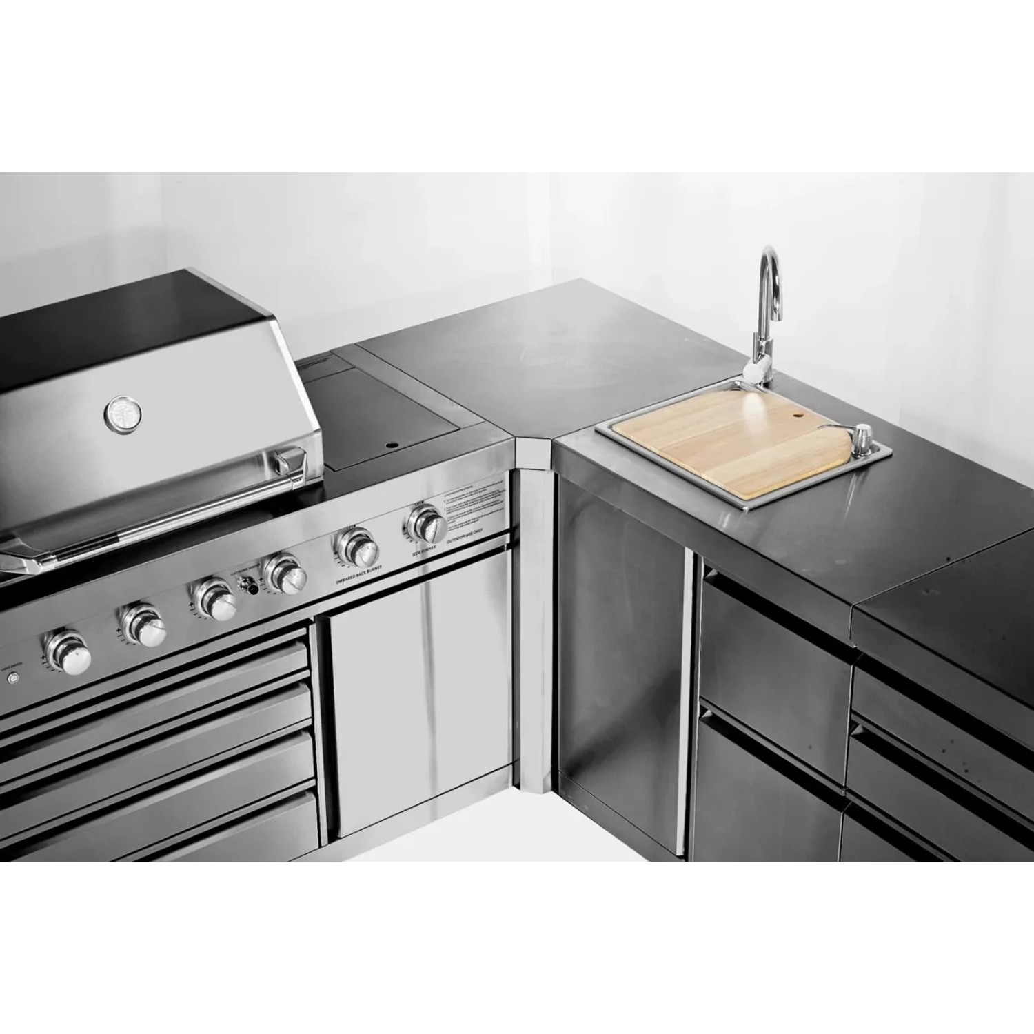 MyOutdoorKitchen Eckmodul Black Collection