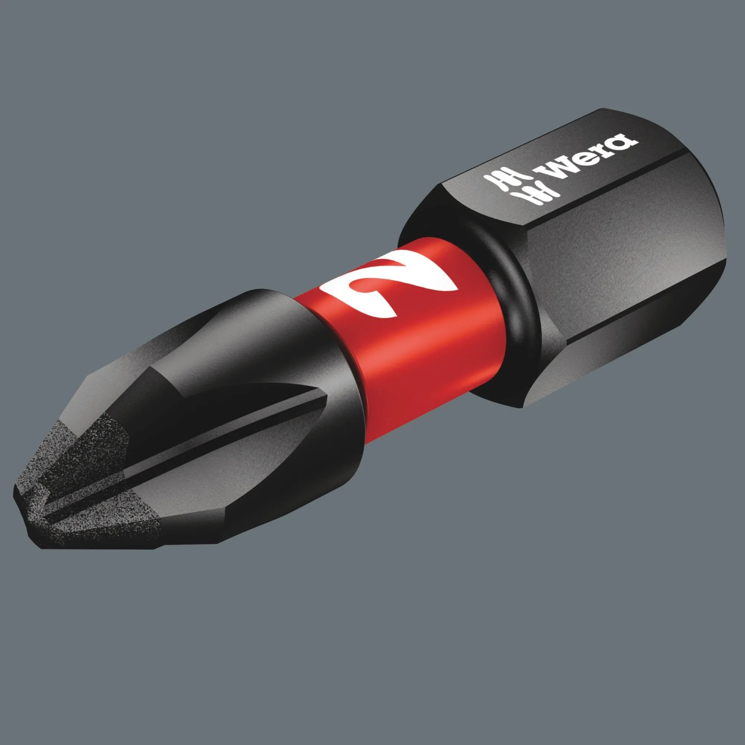 Wera Bit PH2, Teil des 52-teiligen Kraftform Kompakt Bit-Sets, für Schraubendreher.