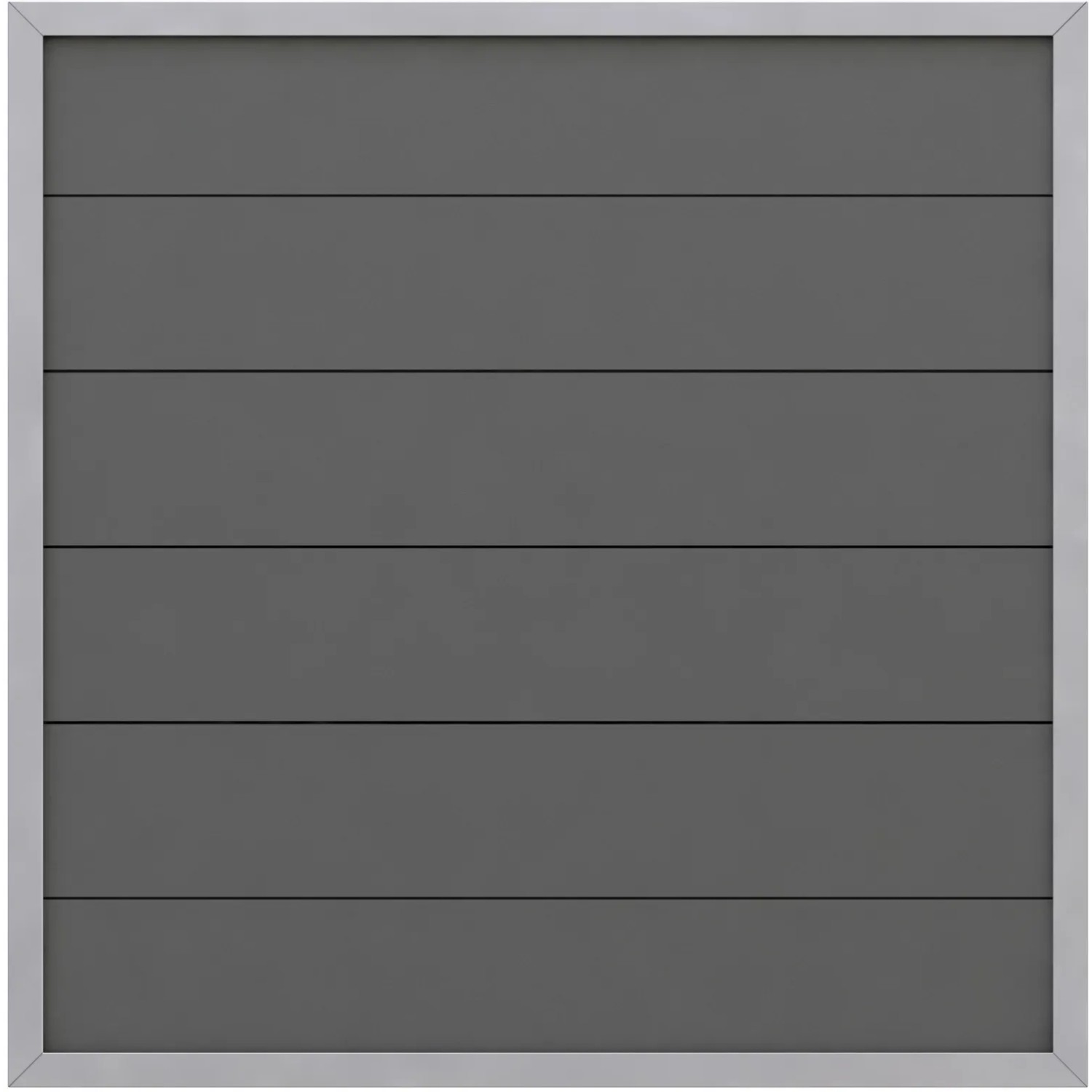 TraumGarten Sichtschutzzaun WPC Alu Anthrazit 180 x 180 cm kaufen bei OBI