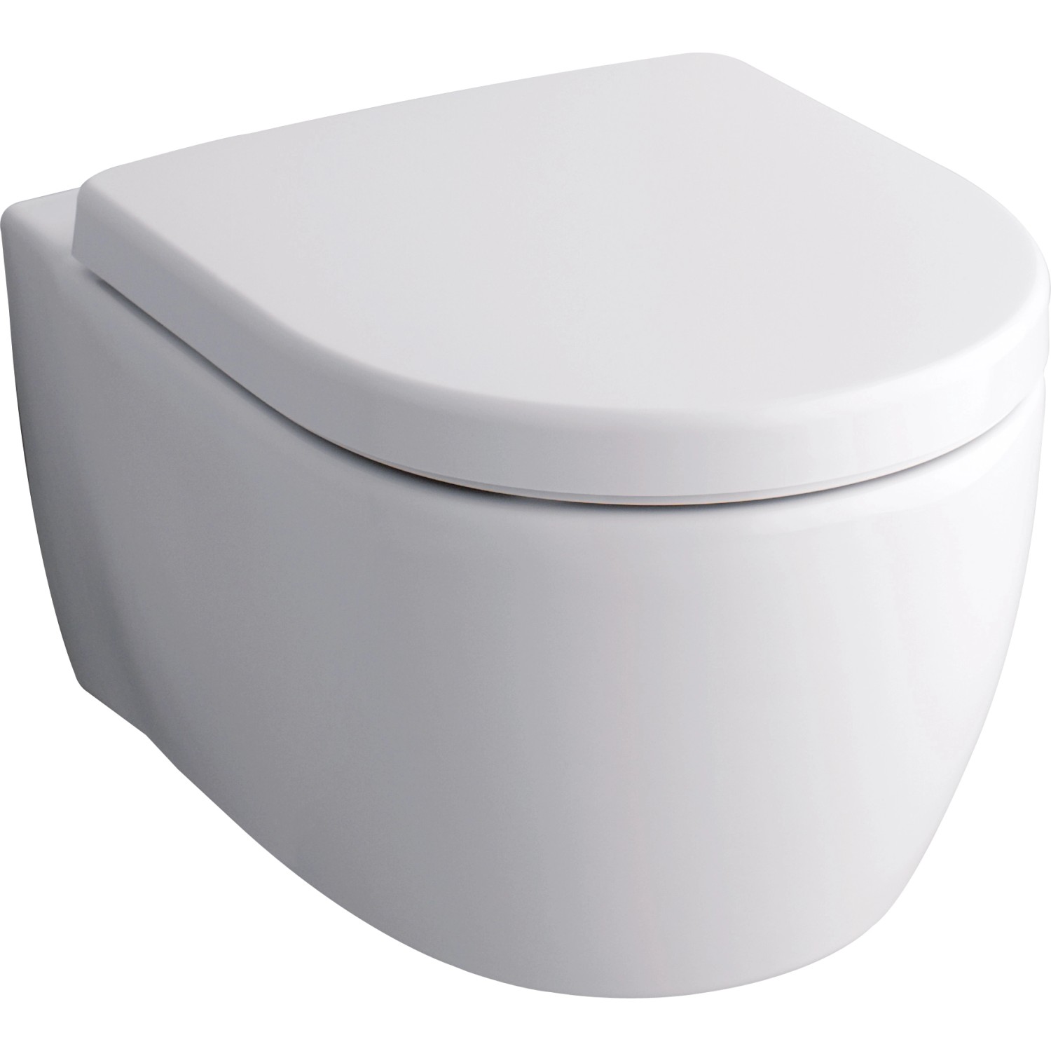 Geberit Tiefspül Wand-WC-Set iCon Spülrandlos Inkl. WC-Sitz Weiß