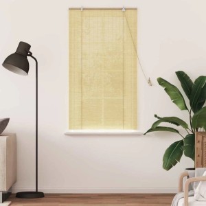 vidaXL Rollo mit Vorhängen Natur 90 x 160 cm Bambus 42006882
