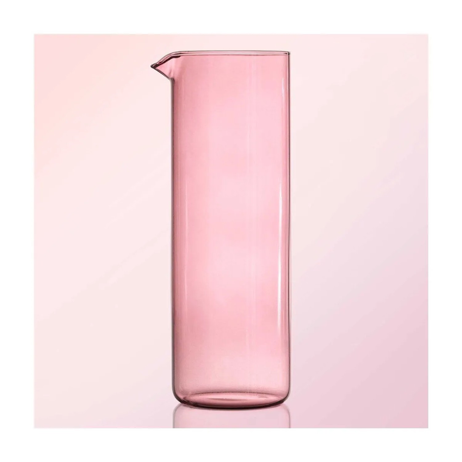 Pinke like. by Villeroy & Boch Like Glass Karaffe aus Borosilikatglas mit Ausguss. Elegantes Geschirr für Getränke.
