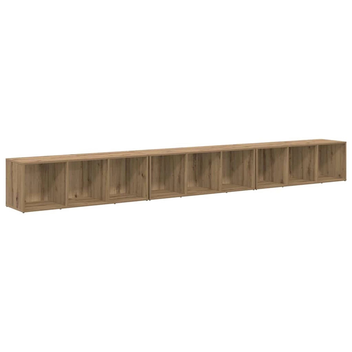 vidaXL TV-Schrank 3 Stk Artisan-Eiche 37 x 35 x 107,5 cm Holzwerkstoff 3393554
