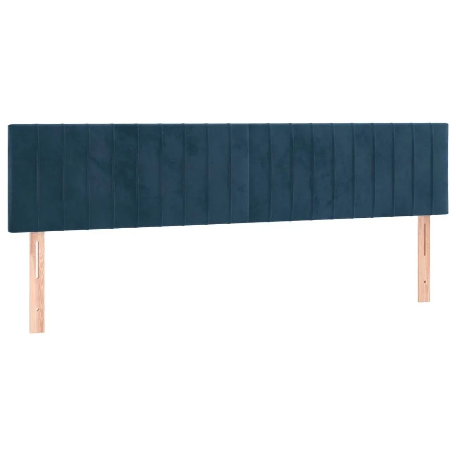 vidaXL Kopfteile 2 Stk Dunkelblau 80x5x78/88 cm Samt 346268