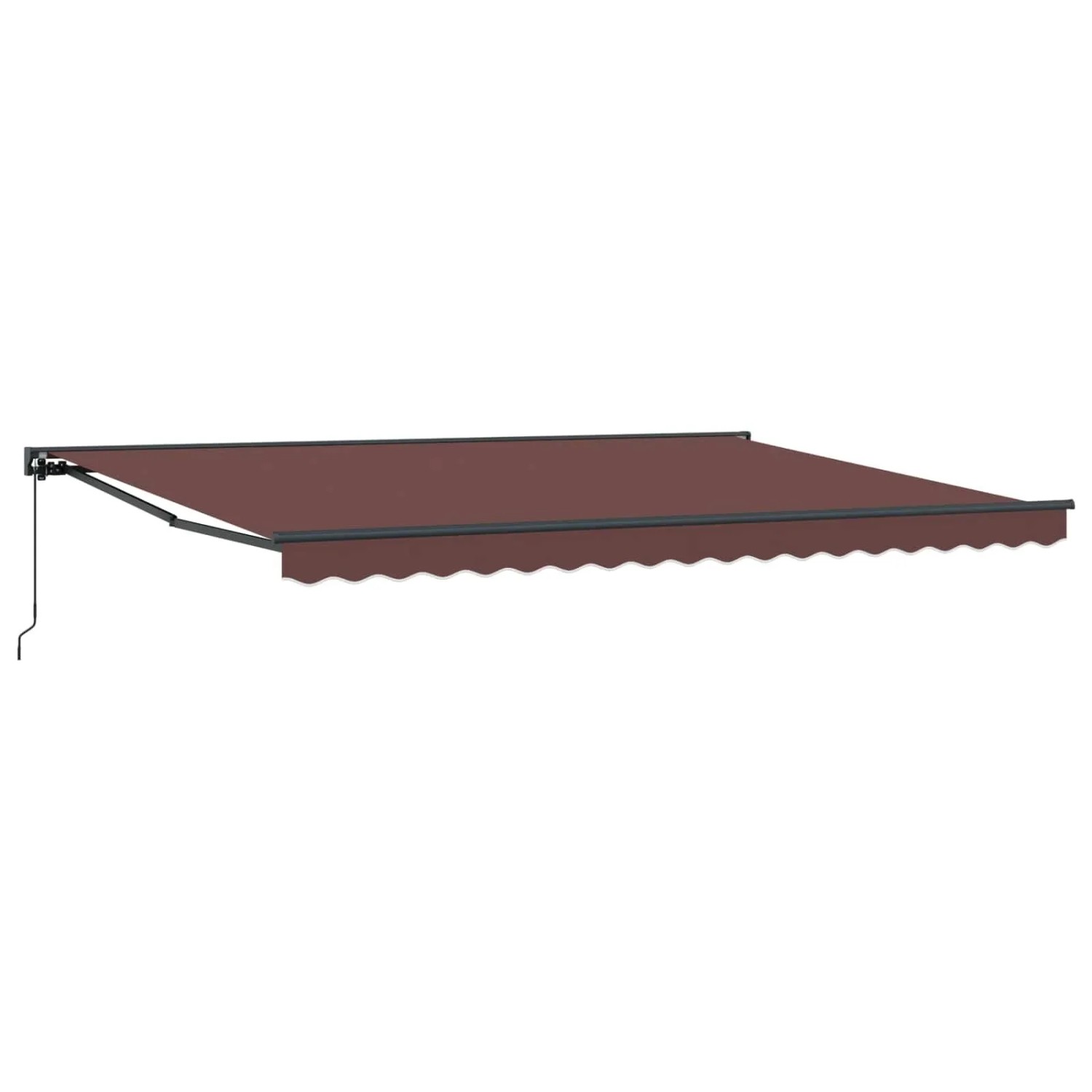 vidaXL Manuell Einziehbare Markise Braun 4,5 x 3,5 m 3420464