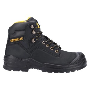 CAT Sicherheitsstiefel Striver Mid S3 Nubuk Schwarz 43