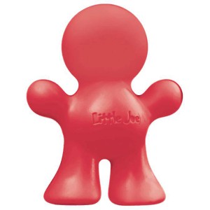 Roter Little Joe Lufterfrischer für Auto, Duft Amber, bis zu 45 Tage Duft.