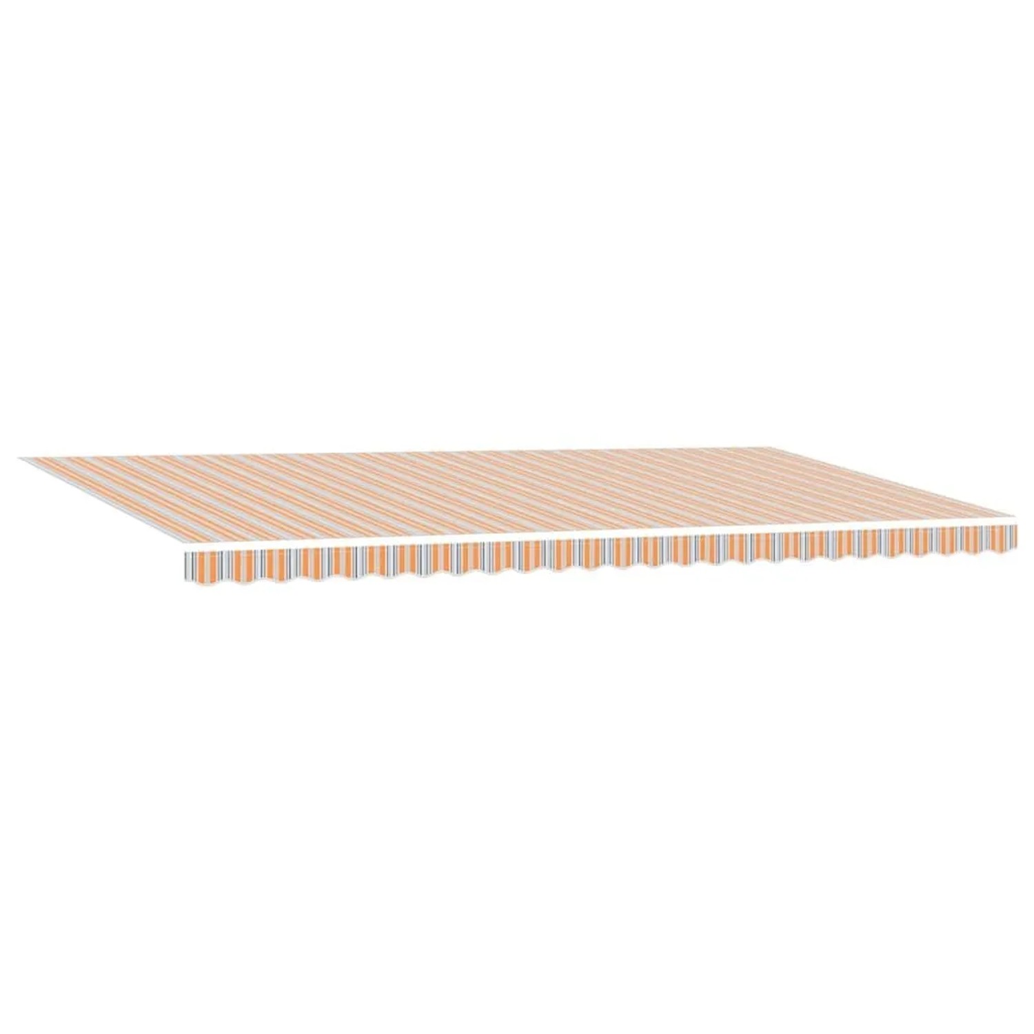 vidaXL Einziehbare Markise Mehrfarbig 600 x 300 cm Stoff und Stahl 3331614_6