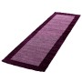 Ayyildiz Hochflorteppich Life, violett, 100x200 cm. Langflor Teppich mit Bordüre.