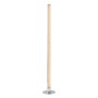 Lindby LED Stehlampe Hadis 9621743 Dimmbar mit Leselampe Modern in Chrom 1-flammig Wohnzimmerleuchte