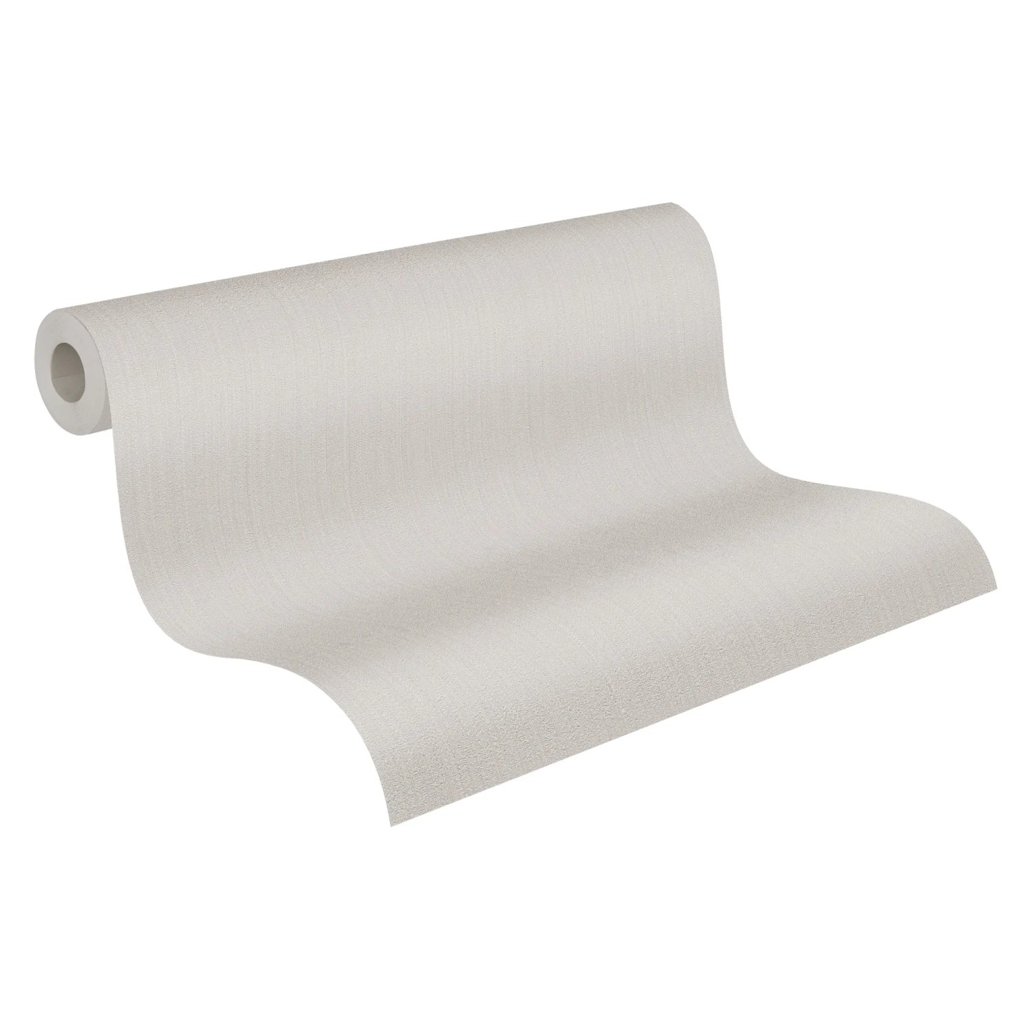 Beige Vliestapete Uni, Rolle. Dekorative Tapete mit feiner Struktur, FSC®-zertifiziert.