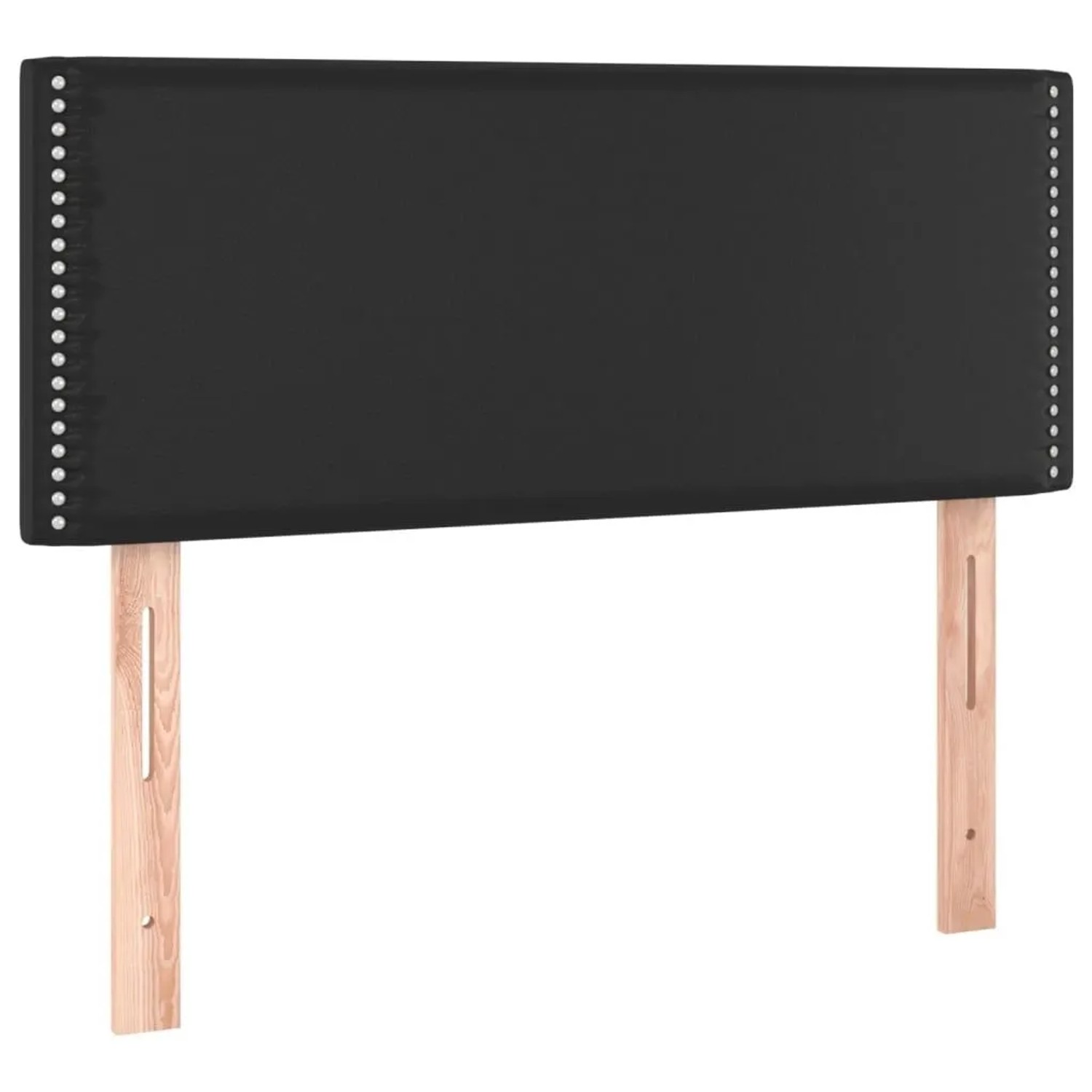 vidaXL Kopfteil Schwarz 90x5x78/88 cm Kunstleder 345892