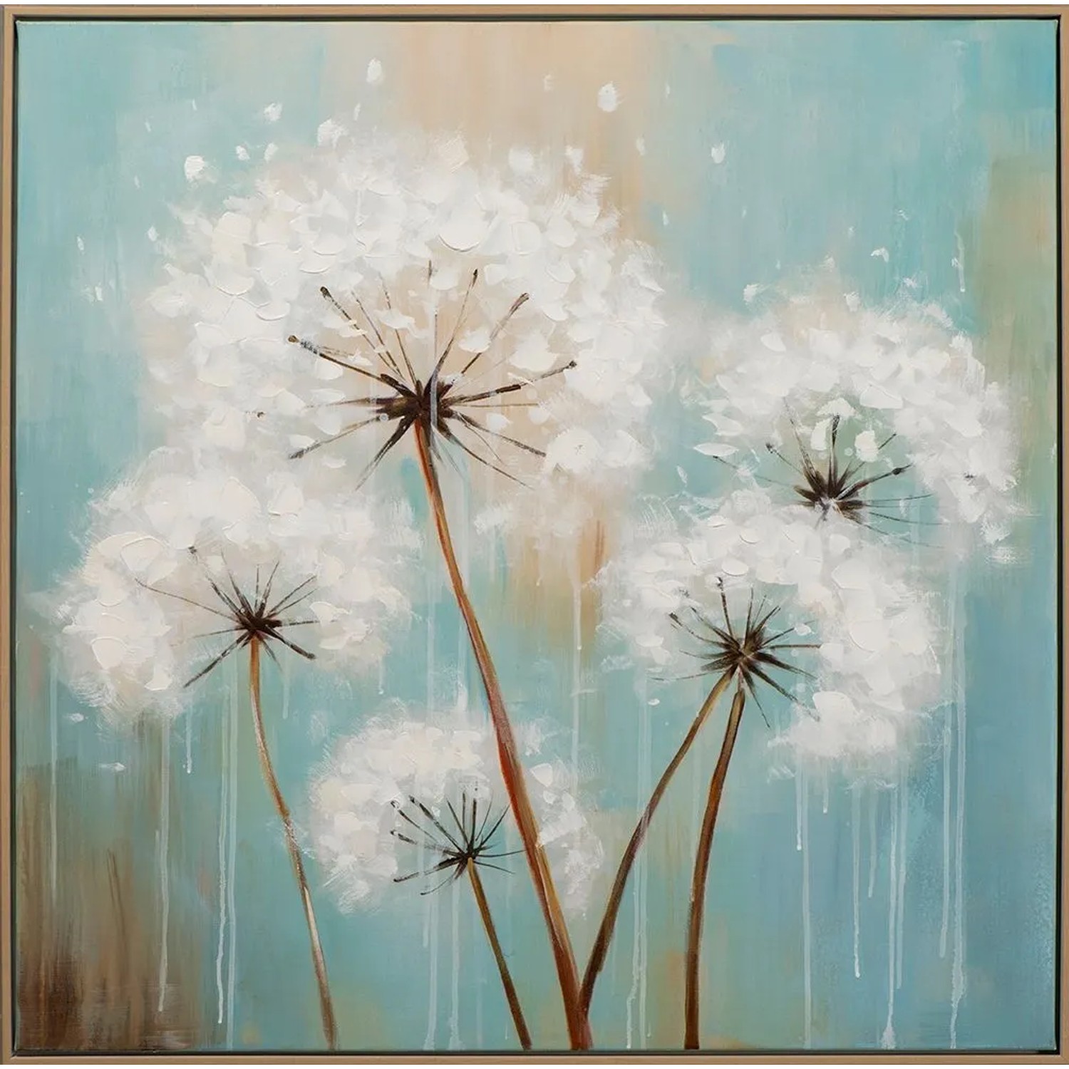 Art Universe Leinwandbild Pusteblumen 82 x 82 cm