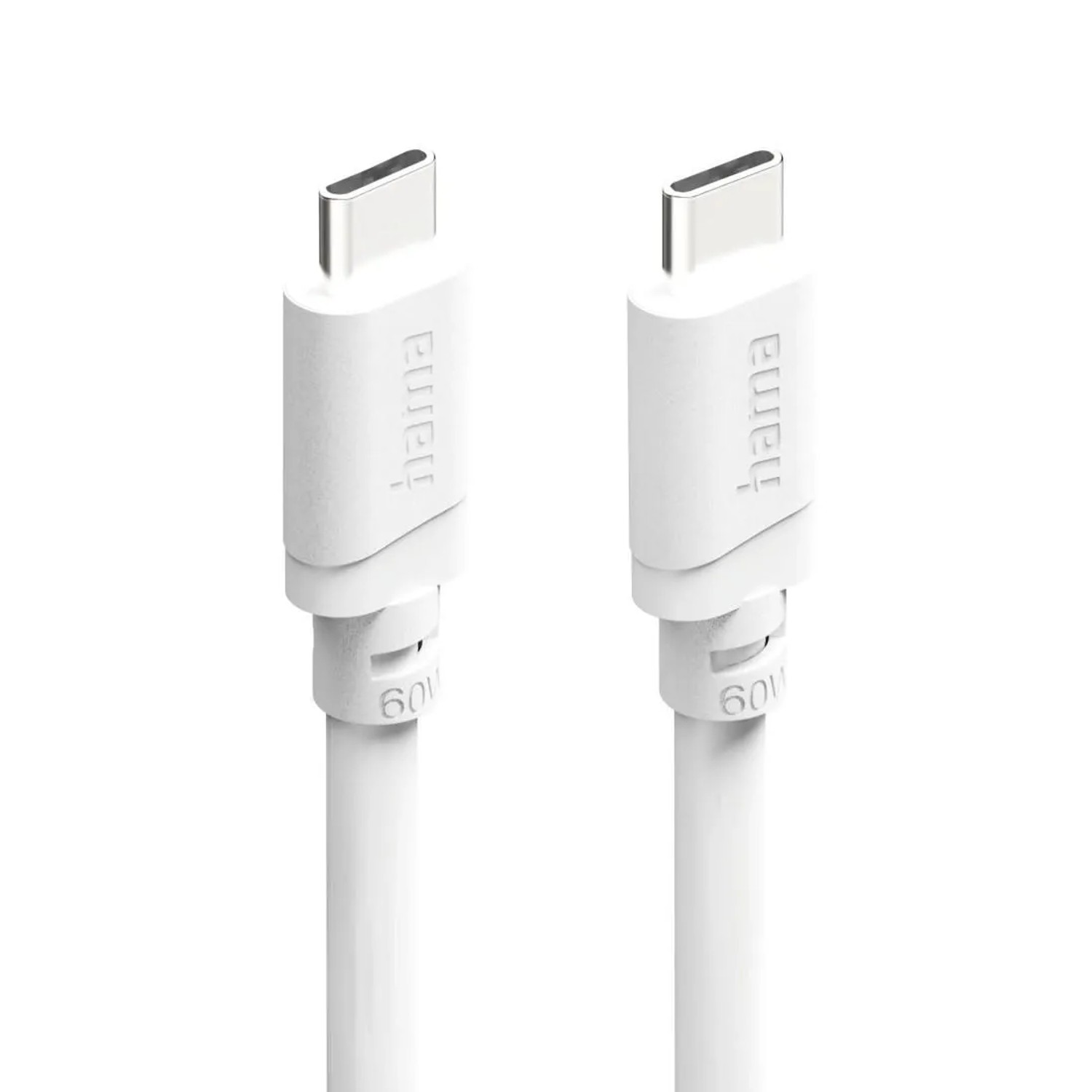 Hama USB-Kabel USB-C-USB-C 1 m Weiß
