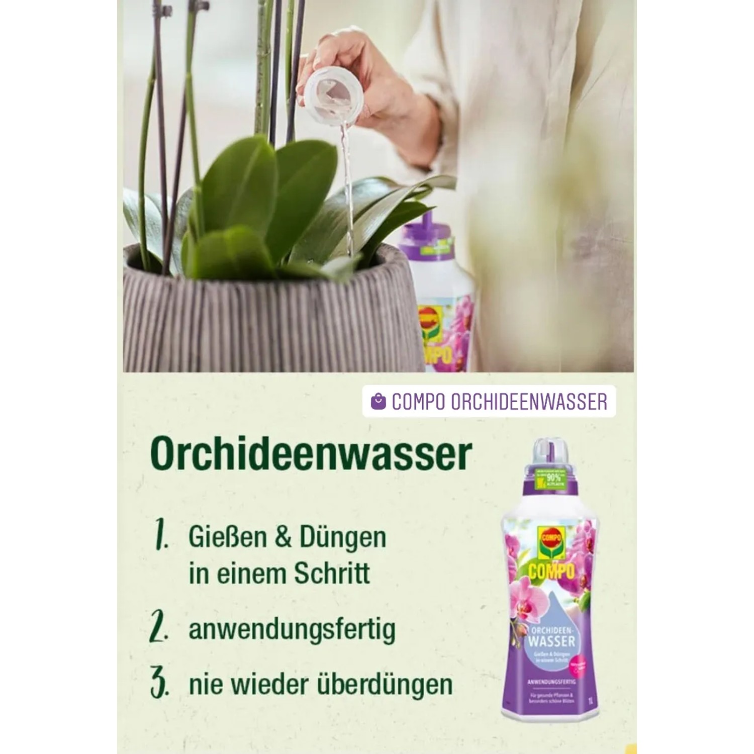 Compo Orchideendnger 1 l kaufen bei OBI