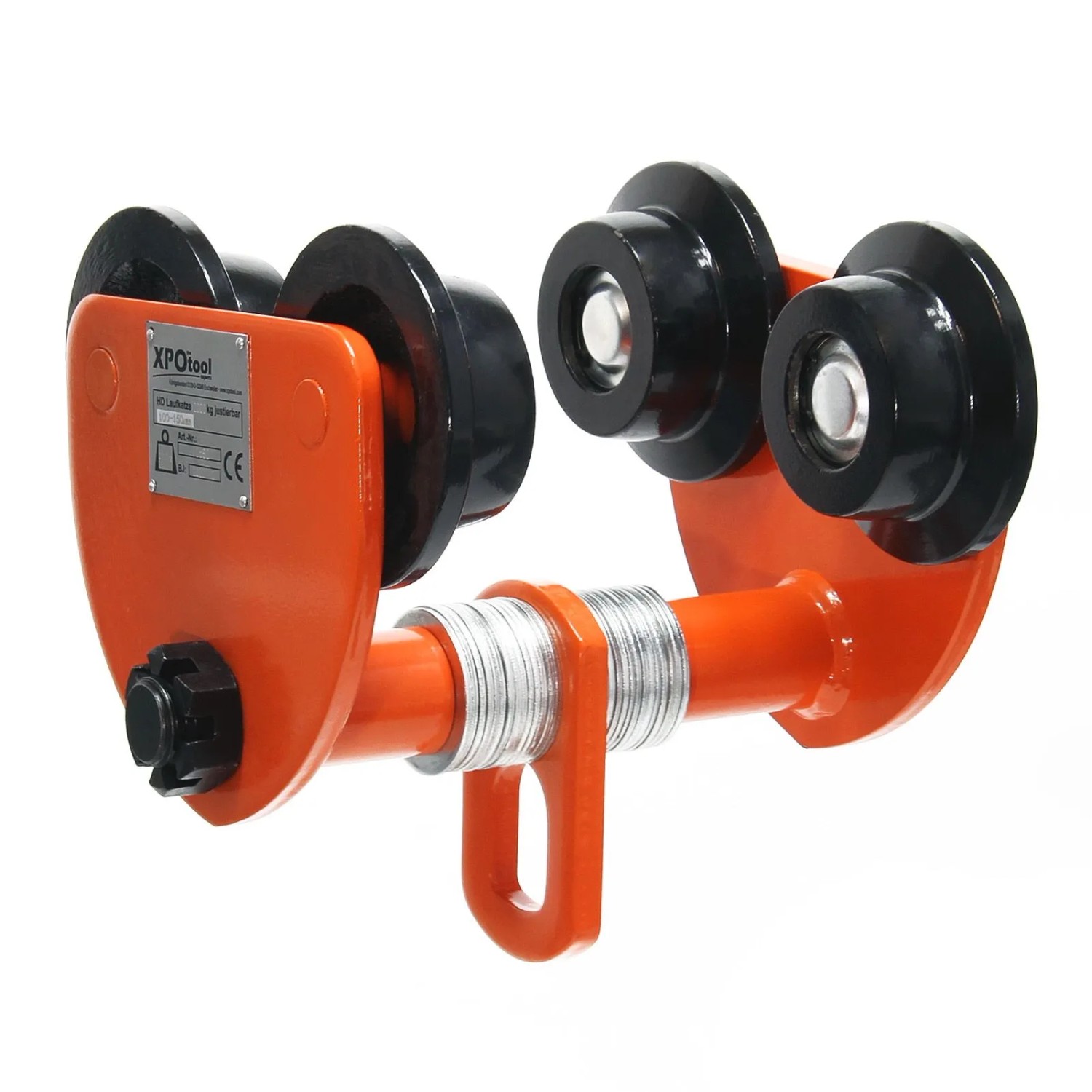 Xpotool Hd Laufkatze 2000Kg 100-150Mm Justierbar Rollfahrwerk Handfahrwerk Kran